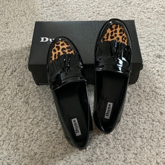 💎NWT Dune London Fringe Tassel Loafers💎 - Picture 1 of 4